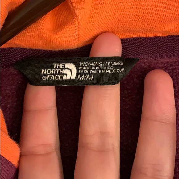 Purple/maroon north face sweatshirt - Picture 3 of 3